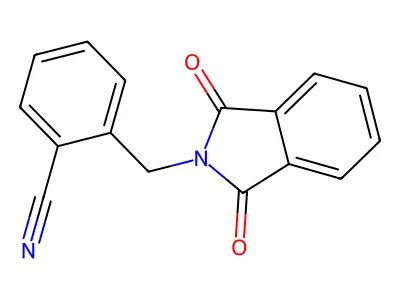 2-((1,3-Dioxoisoindolin-2-yl)methyl)benzonitrile structure