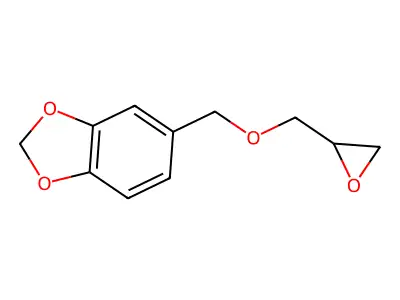 5-(((Oxiran-2-yl)methoxy)methyl)-1,3-dioxaindane structure