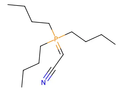 Cyanomethylenetributylphosphorane structure