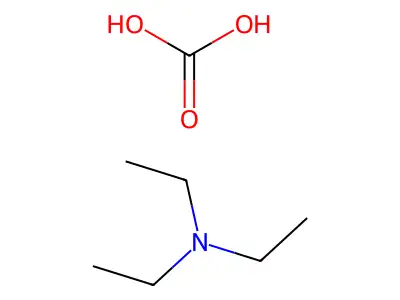 Triethylammonium bicarbonate structure
