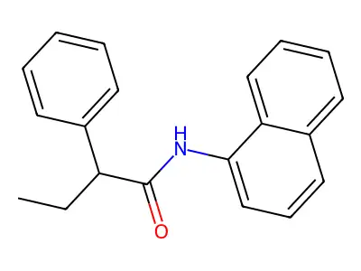 N-naphthalen-1-yl-2-phenylbutanamide structure