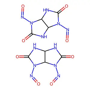Dinitrosoglycolurile structure