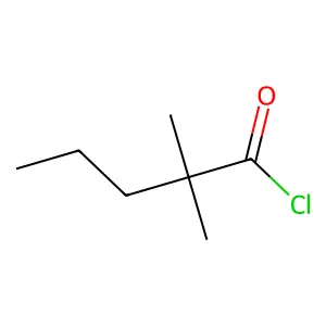 2,2-Dimethylvaleroyl chloride structure