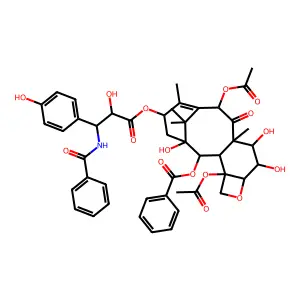 6,3'-p-Dihydroxypaclitaxel structure