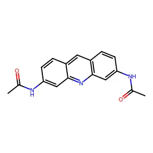 3,6-Diacetamidoacridine structure