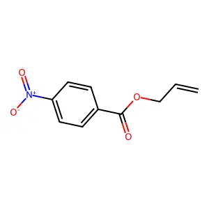 Benzoic acid, 4-nitro, allyl ester structure