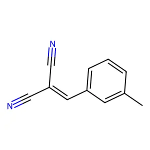 3-甲基亚苄基丙二腈 structure