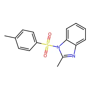 2-Methyl-1-(4-methylphenyl)sulfonylbenzimidazole structure