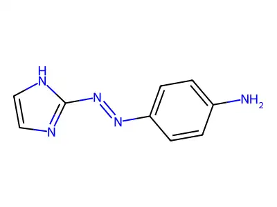 4-[2-(1H-咪唑-2-基)重氮基]苯胺 structure