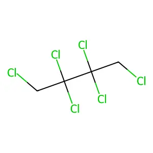 1,2,2,3,3,4-Hexachlorobutane structure