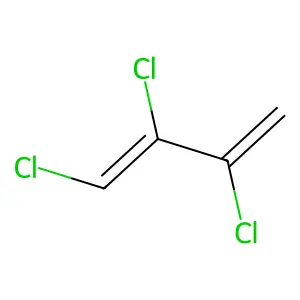 1,3-Butadiene, 1,2,3-trichloro- structure