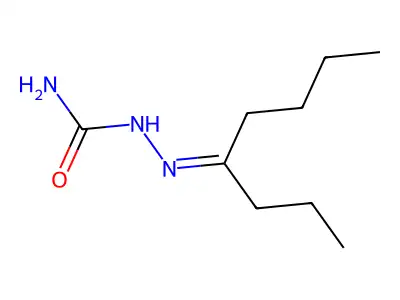 Hydrazinecarboxamide,2-(1-propylpentylidene)- structure