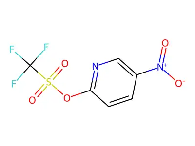 5-Nitro-2-pyridinyl 1,1,1-trifluoromethanesulfonate structure