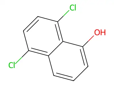 1-Naphthalenol, 5,8-dichloro- structure