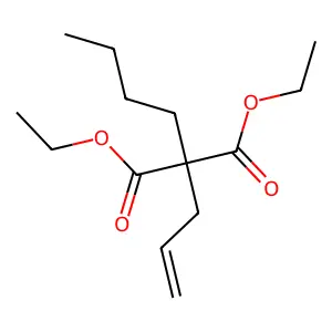Diethyl butyl(prop-2-en-1-yl)propanedioate structure