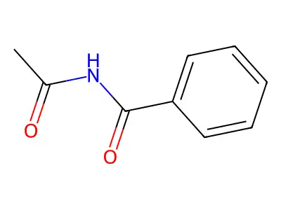 N-乙酰苯甲酰胺 structure