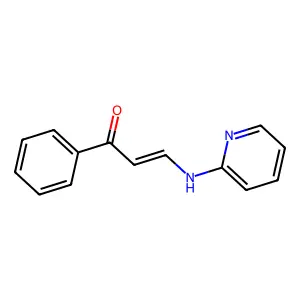 1-Phenyl-3-(2-pyridinylamino)-2-propen-1-one structure