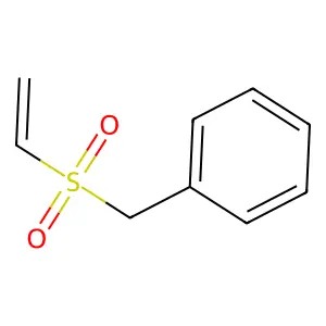 Ethenylsulfonylmethylbenzene structure