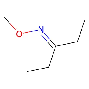 3-Pentanone, O-methyloxime structure