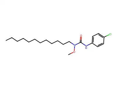 Urea, 3-(p-chlorophenyl)-1-dodecyl-1-methoxy- structure