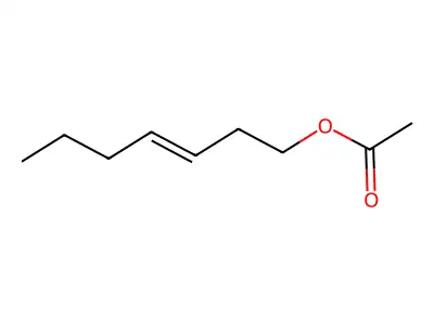 Hept-3-en-1-yl acetate structure