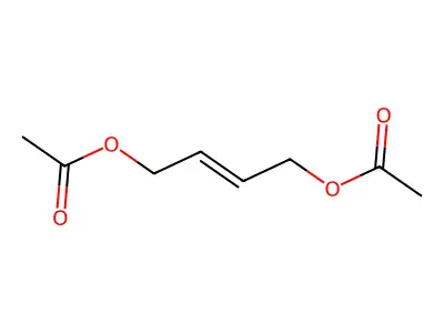 2-Butene-1,4-diol diacetate structure
