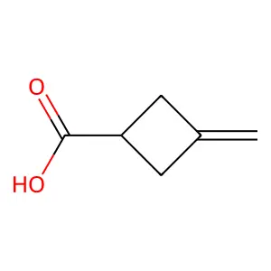 3-亚甲基环丁烷甲酸 structure