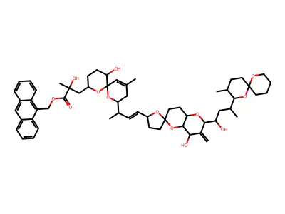 Anthrylmethyl okadaate structure