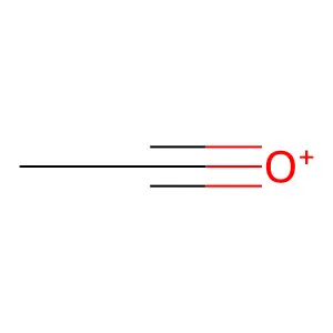 Acetyl cation structure