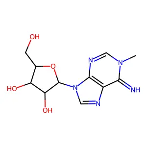 1-Methyladenosine structure