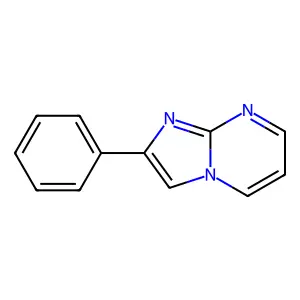 2-Phenylimidazo[1,2-a]pyrimidine structure