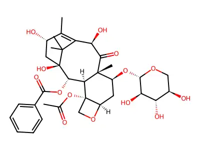 7-Xylosyl-10-deacetylbaccatin III structure