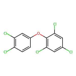 2,3',4,4',6-Pentachlorodiphenyl ether structure