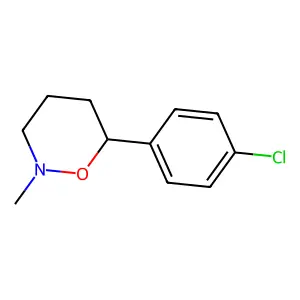 6-(4-Chlorophenyl)-2-methyloxazinane structure