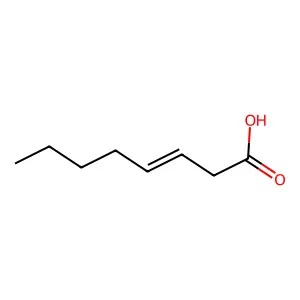 3-辛烯酸 structure