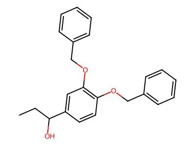 1-(3',4'-Dibenzyloxyphenyl)-1-propanol structure