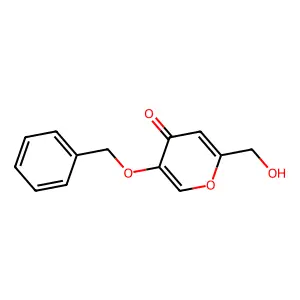 5-(benzyloxy)-2-(hydroxymethyl)-4H-pyran-4-one structure