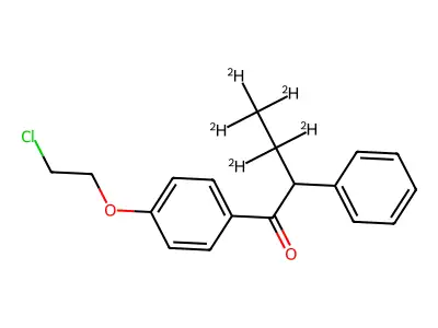 1-(4-(2-Chloroethoxy)phenyl)-2-phenyl-1-butanone structure