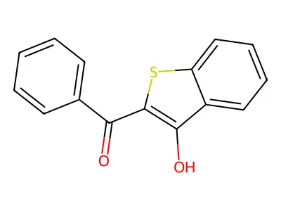 Methanone, (3-hydroxybenzo[b]thien-2-yl)phenyl- structure