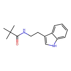 N10-Pivaloyl tryptamine structure