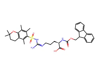 Fmoc-Arg(Pmc)-OH structure