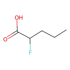 2-氟戊酸 structure