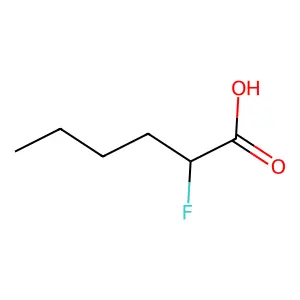 2-氟己酸 structure
