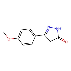 5-(4-Methoxyphenyl)-2,4-dihydro-3H-pyrazol-3-one structure