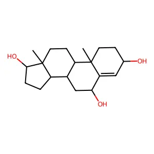 4-Androsten-3beta,6alpha,17beta-triol structure