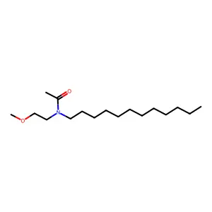 N-十二烷基-N-(2-甲氧基乙基)乙酰胺 structure