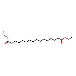 Diethyl hexadecanedioate structure