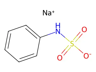 苯氨基磺酸 structure