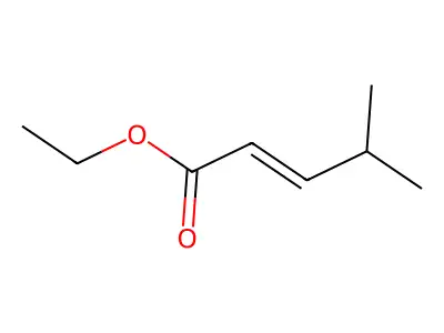 4-甲基-2-戊烯酸乙酯 structure