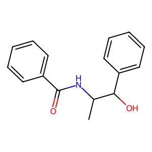 N-[(1R,2R)-1-羟基-1-苯基丙-2-基]苯甲酰胺 structure